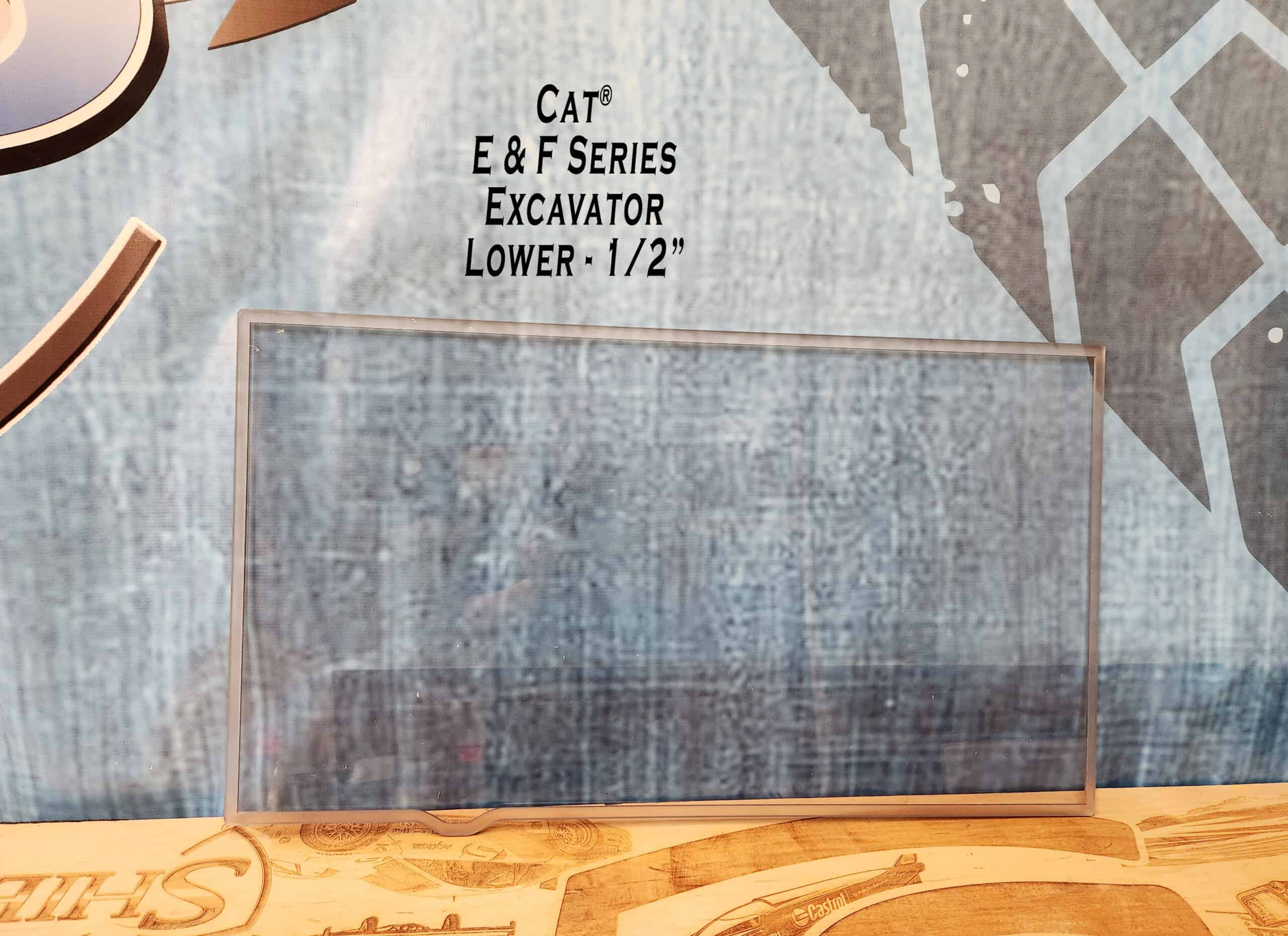 CAT E & F Excavator Windshield - Image 4